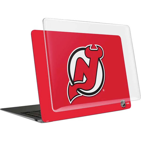 NHL New Jersey Devils Solid Background MacBook Air 13in (2020) Case plus Skin